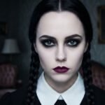 wednesday addams makeup